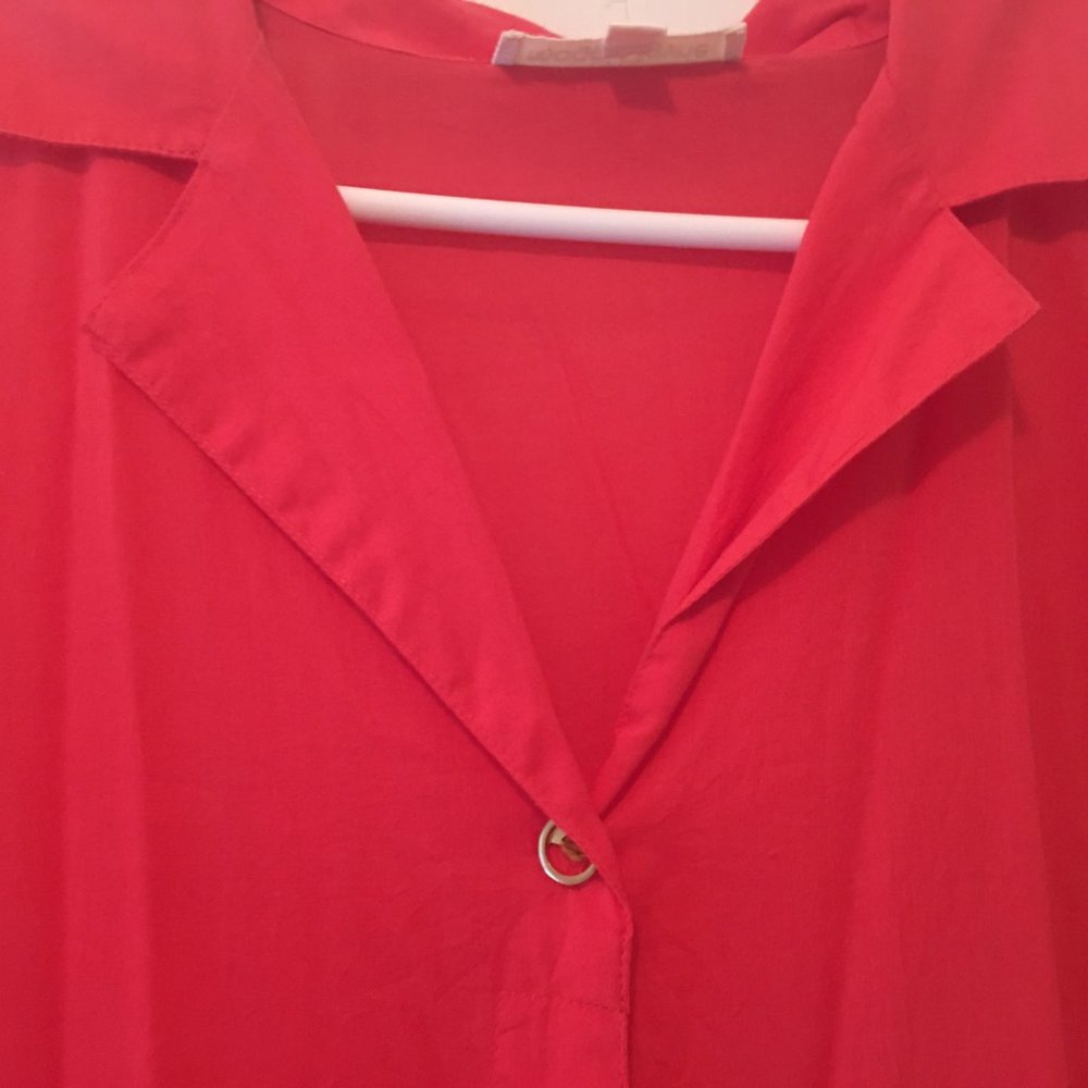 Maggie Jayne Red Babydoll Dress - Picture 5 of 6